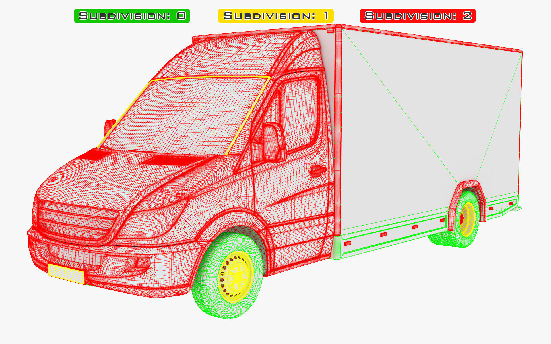 Mini Truck Box v 2 3D model_34