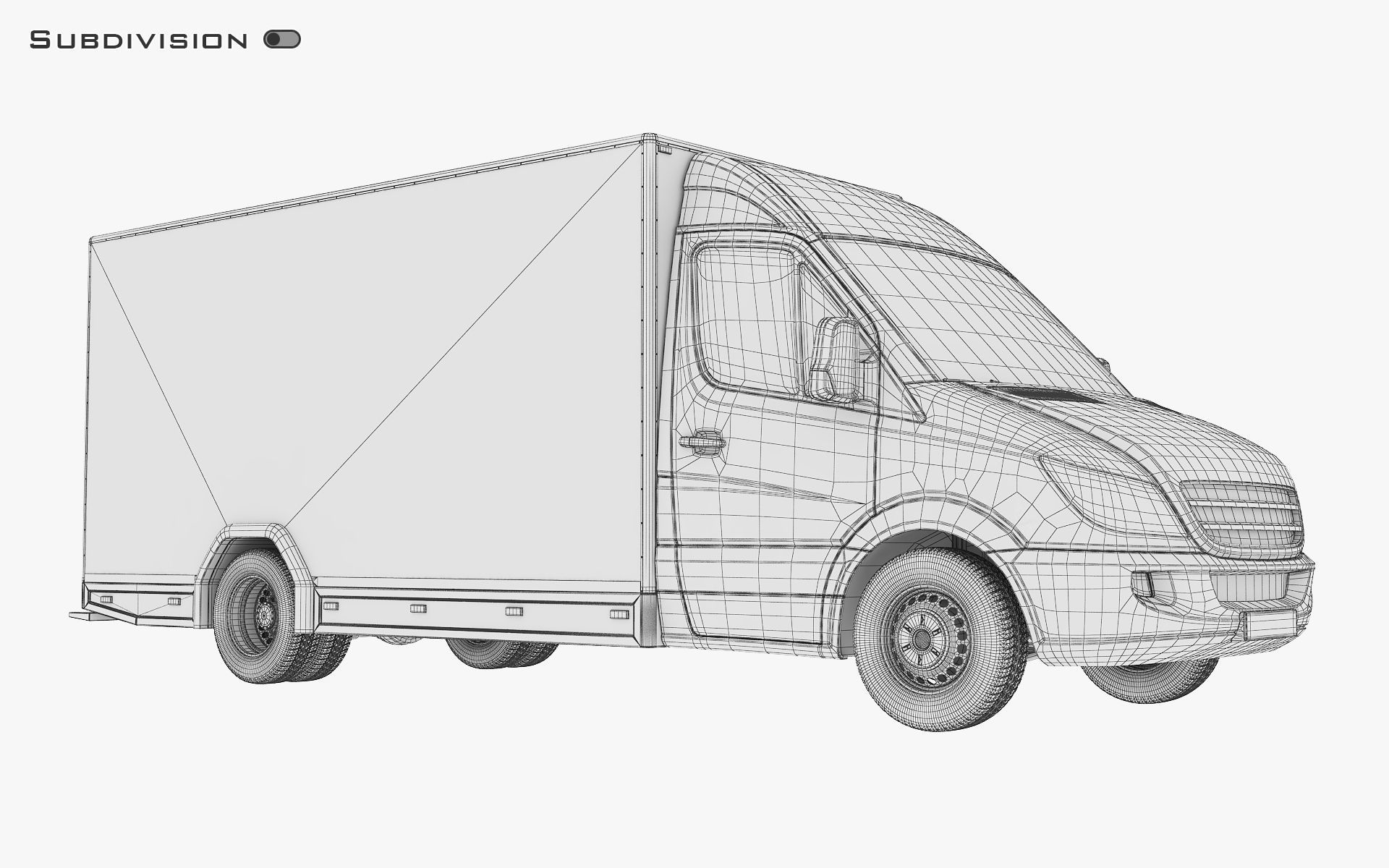 Mini Truck Box v 2 3D model_27