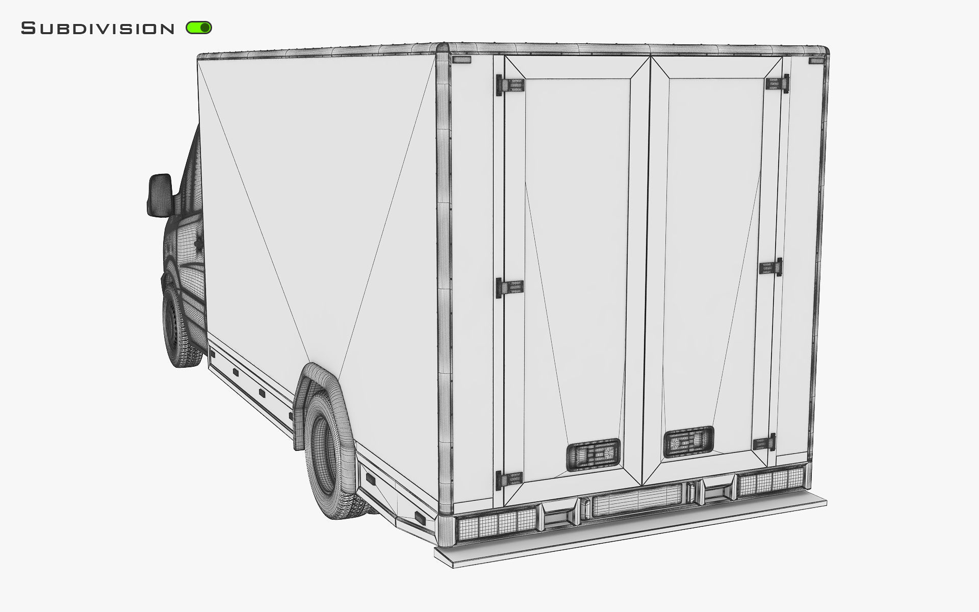 Mini Truck Box v 2 3D model_18