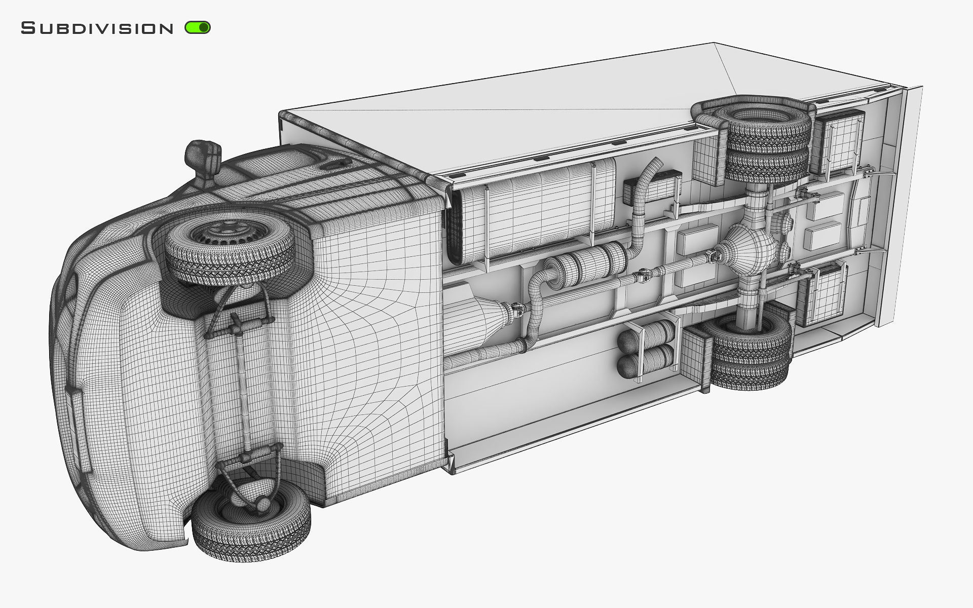 Mini Truck Box v 2 3D model_32