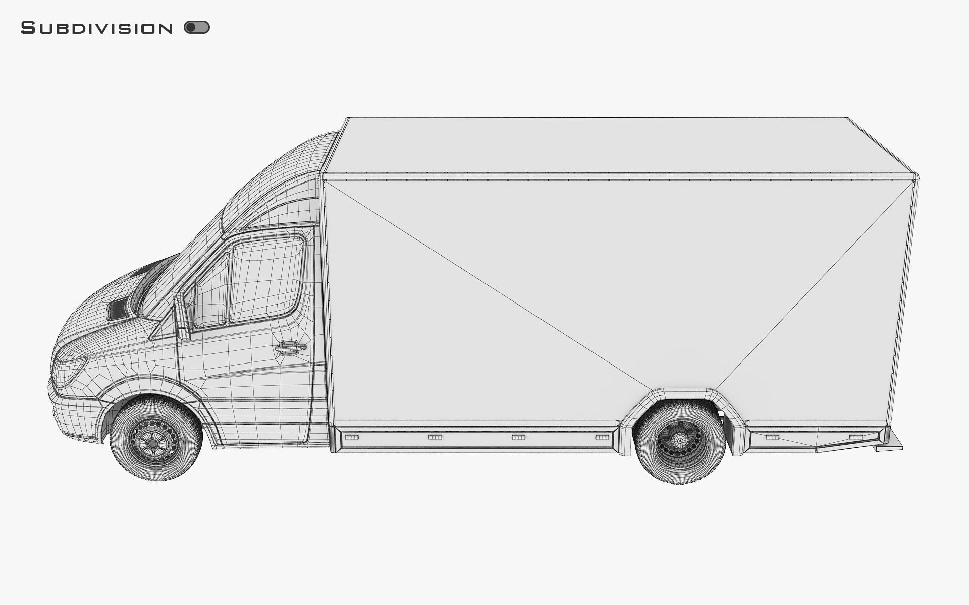 Mini Truck Box v 2 3D model_29