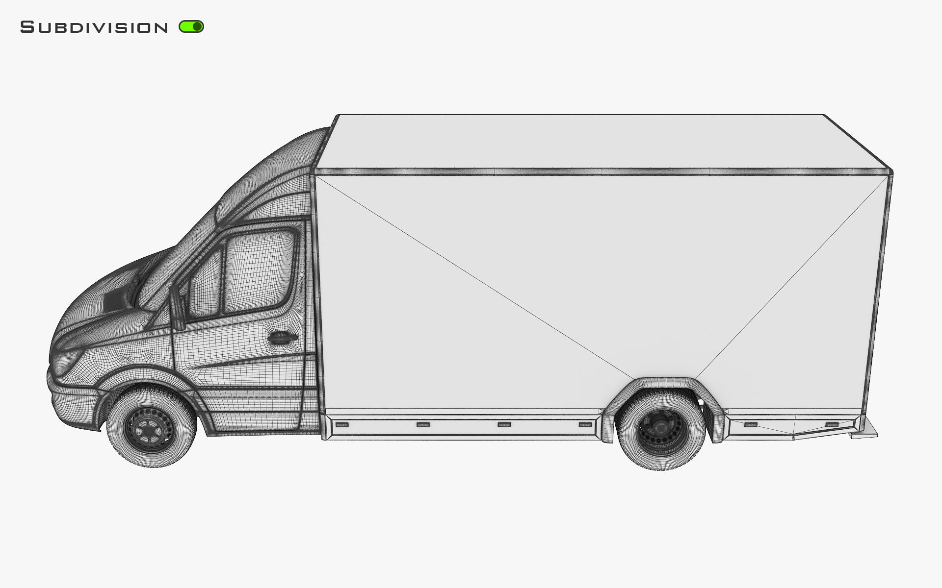 Mini Truck Box v 2 3D model_28