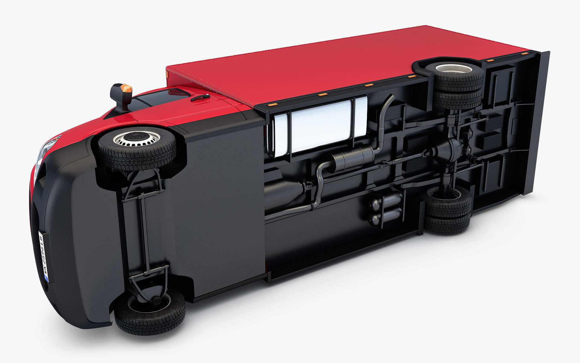 Mini Truck Box v 2 3D model_11