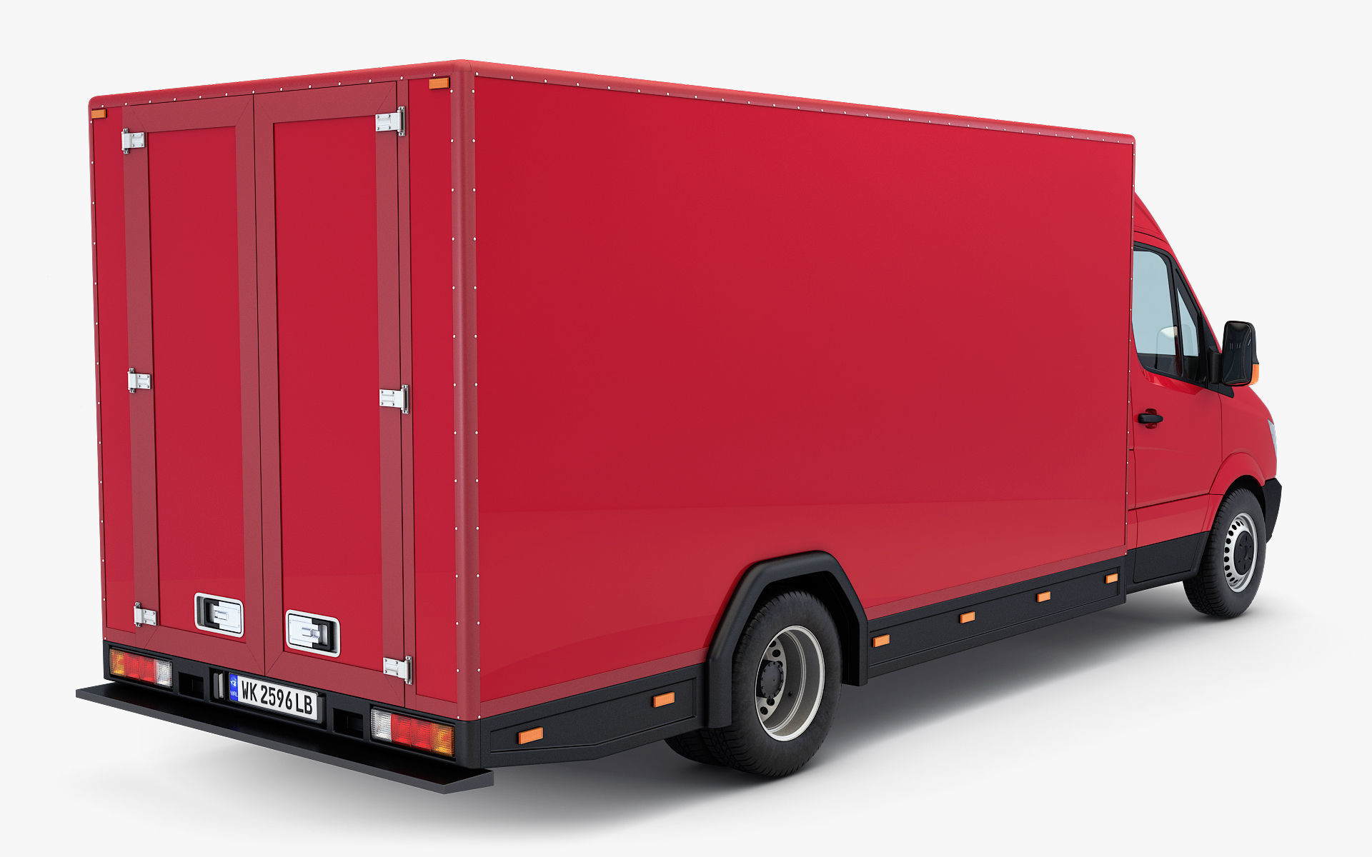 Mini Truck Box v 2 3D model_2