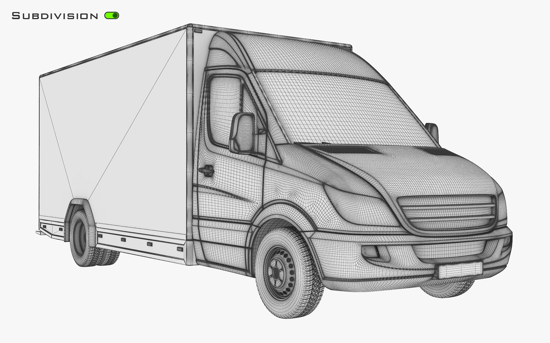 Mini Truck Box v 2 3D model_20