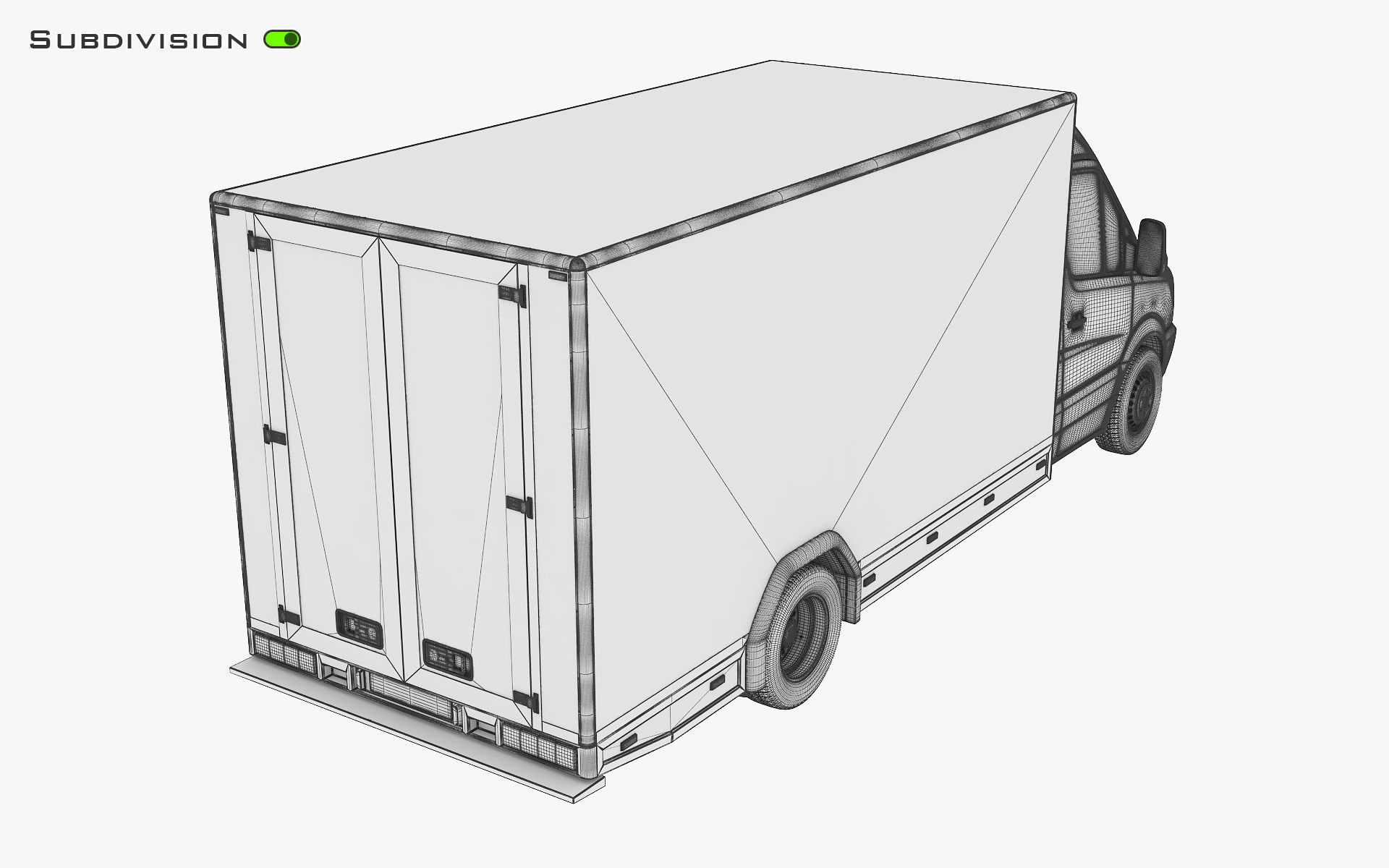 Mini Truck Box v 2 3D model_24