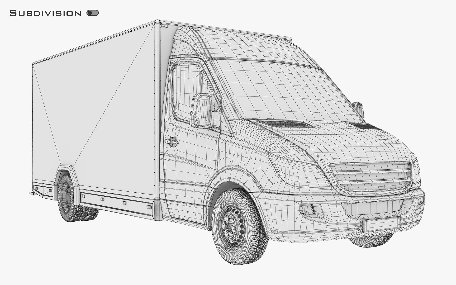 Mini Truck Box v 2 3D model_21