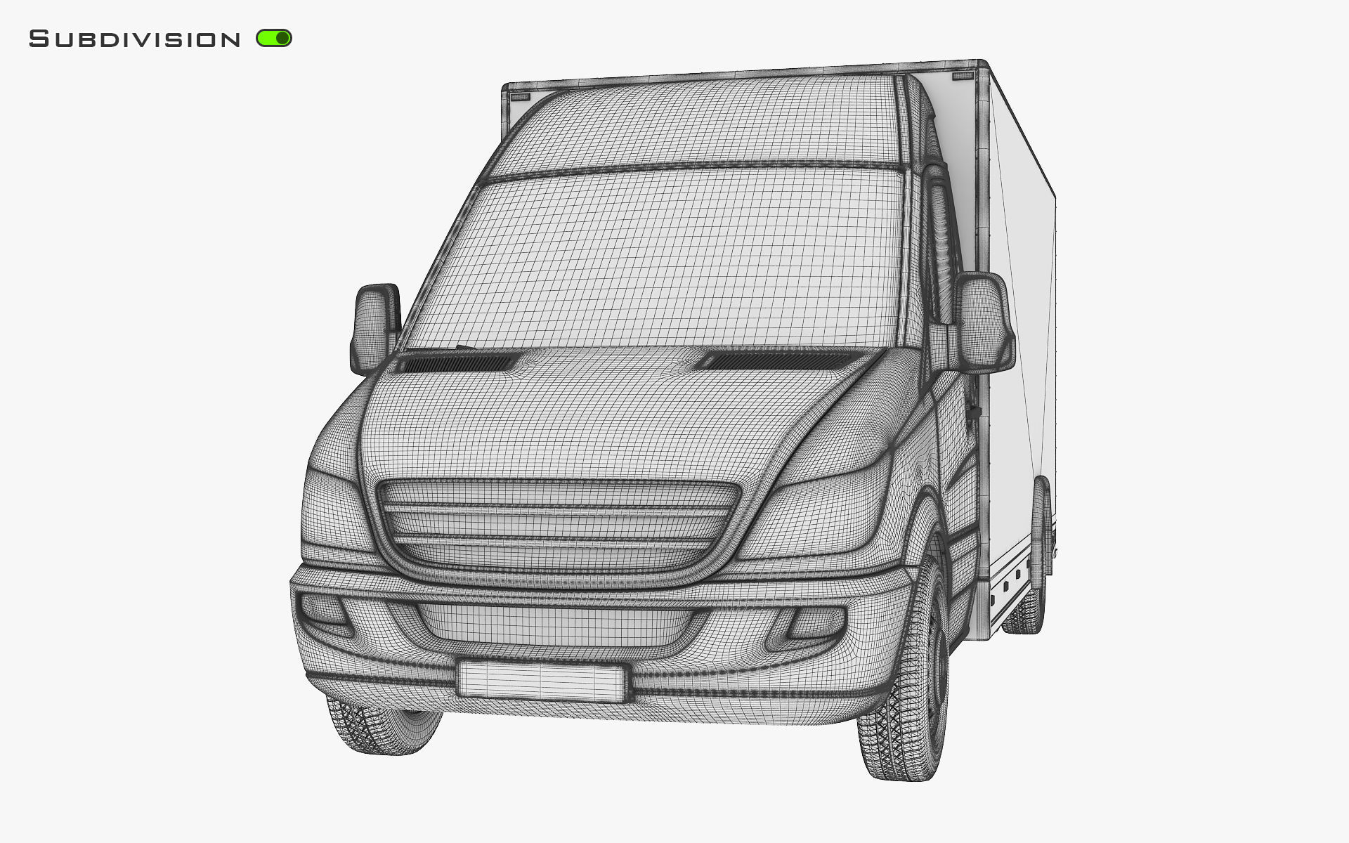 Mini Truck Box v 2 3D model_22