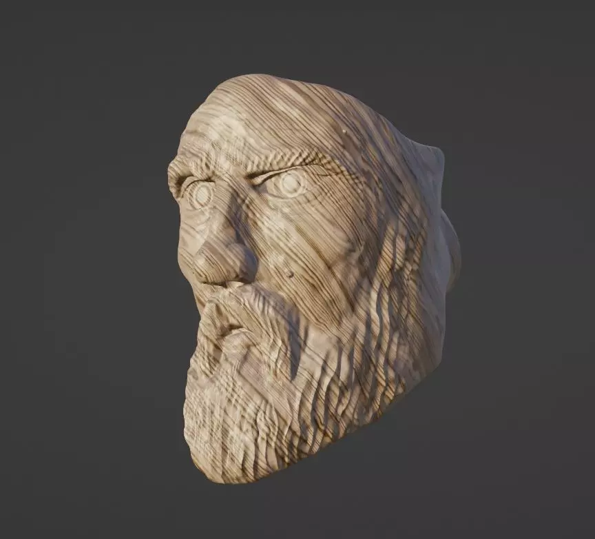 Pipe Old man 3D print model