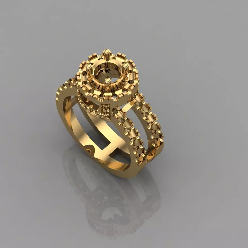 Wedding Engagement Women Ring 3D print model 3D print mode 3D print model