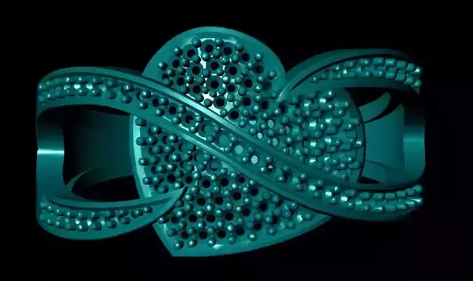 Wedding Engagement Women Ring 3D print model 3D print mode