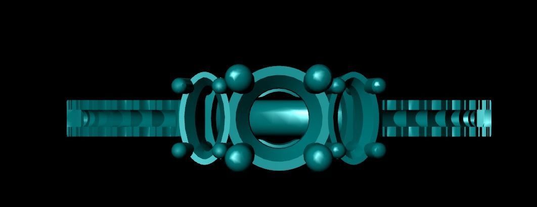 Wedding Engagement Women Ring 3D print model 3D print mode 3D print model_1