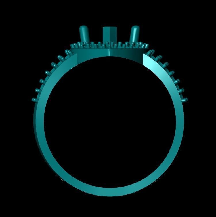 Wedding Engagement Women Ring 3D print model 3D print mode 3D print model_3