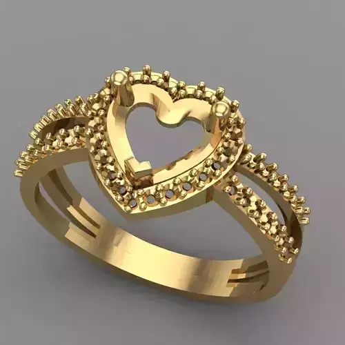 Wedding Engagement Women Ring 3D print model 3D print mode