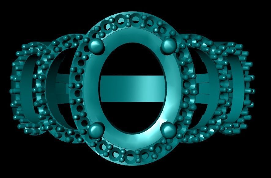 Wedding Engagement Women Ring 3D print model 3D print mode 3D print model_1