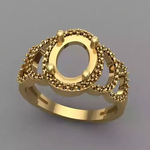 Wedding Engagement Women Ring 3D print model 3D print mode