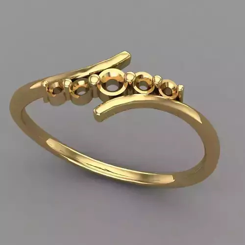 Wedding Engagement Women Ring 3D print model 3D print mode