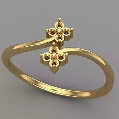 Wedding Engagement Women Ring 3D print model 3D print mode
