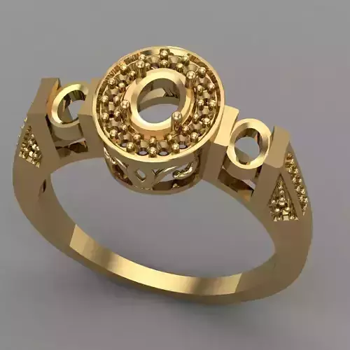 Wedding Engagement Women Ring 3D print model 3D print mode