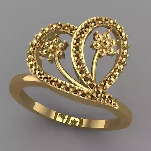 Wedding Engagement Women Ring 3D print model 3D print mode