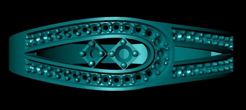 Wedding Engagement Women Ring 3D print model 3D print mode 3D print model_1