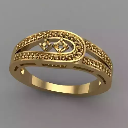 Wedding Engagement Women Ring 3D print model 3D print mode