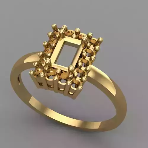 Wedding Engagement Women Ring 3D print model 3D print mode