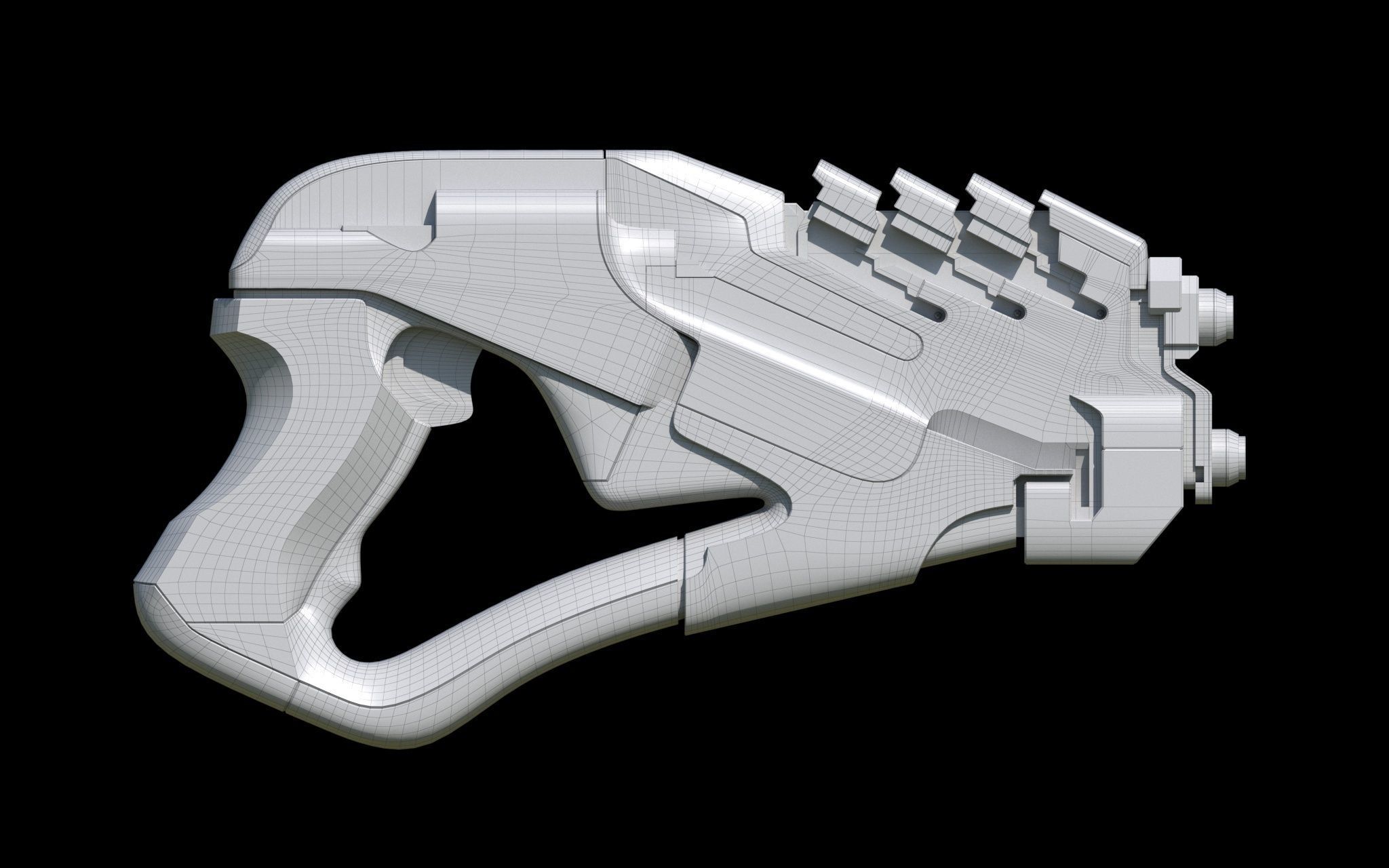 Arc Pistol Mass Effect 3D model_7