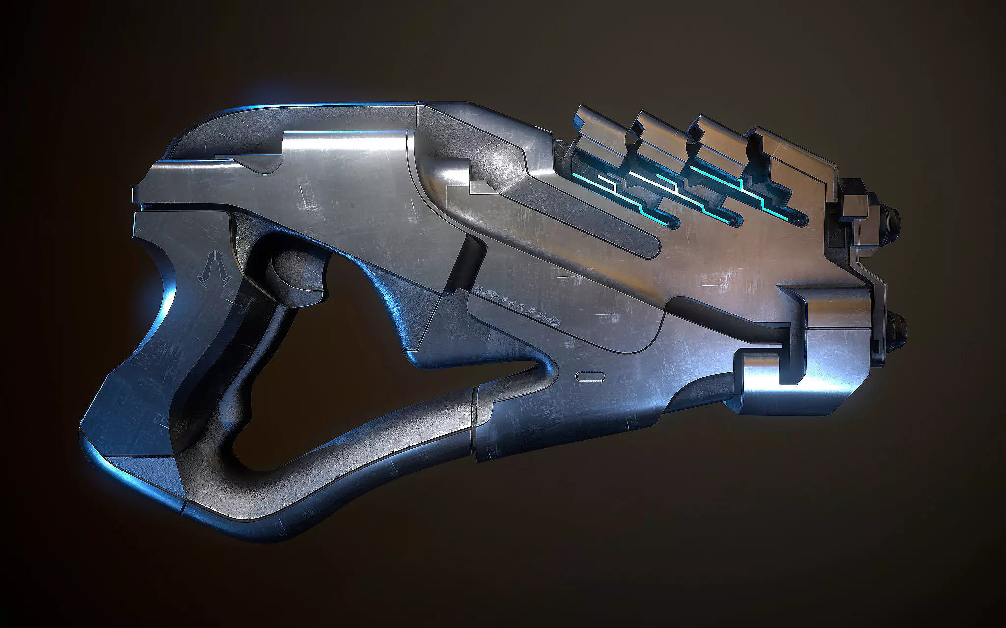 Arc Pistol Mass Effect 3D model_0