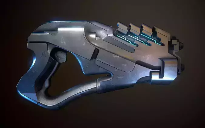 Arc Pistol Mass Effect 3D model