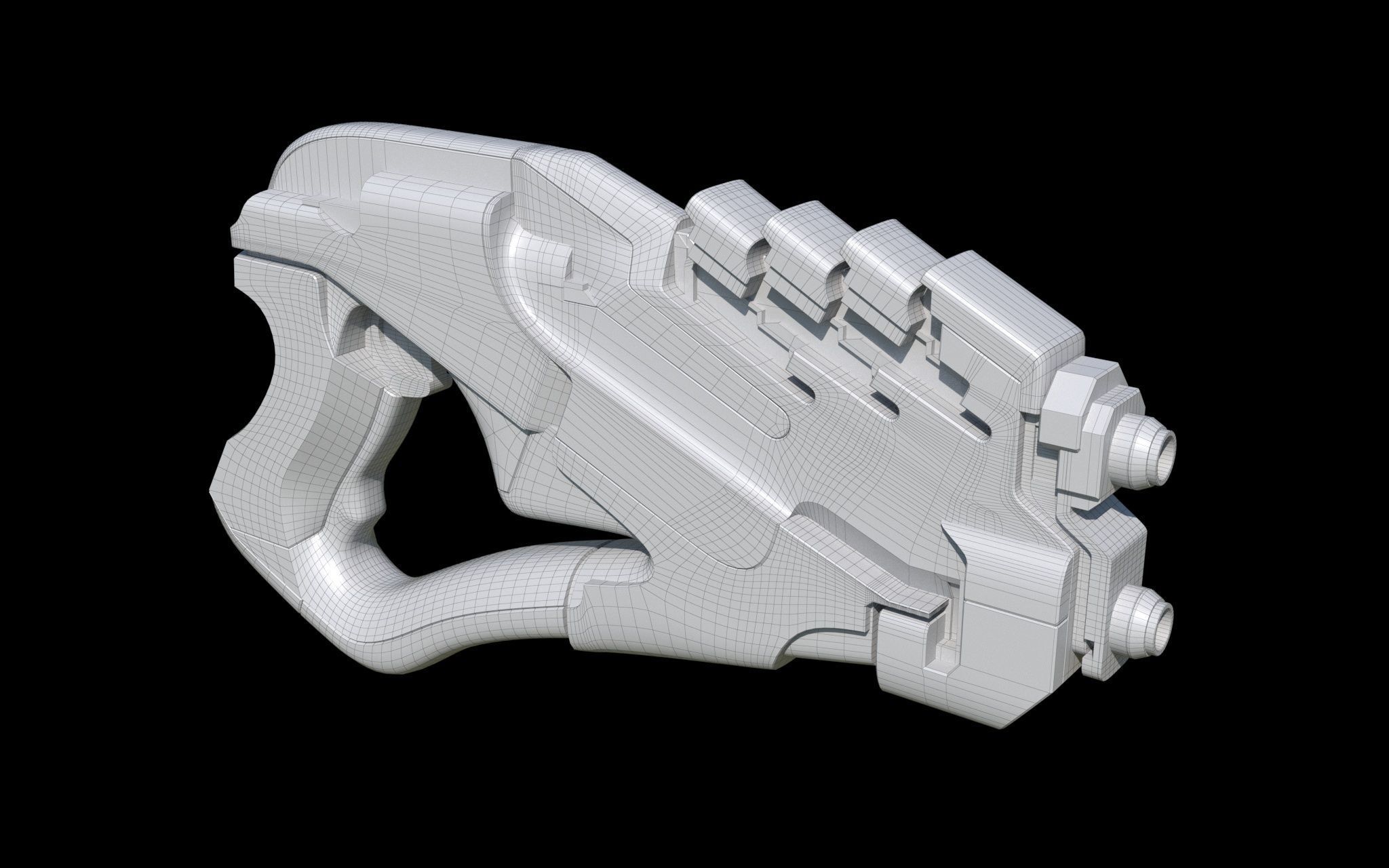 Arc Pistol Mass Effect 3D model_8