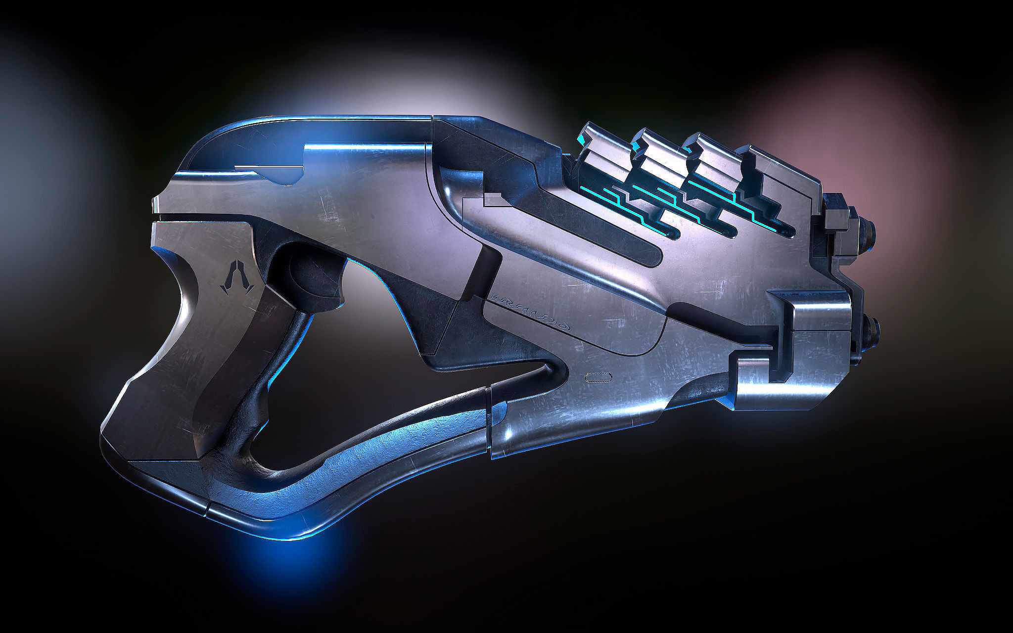 Arc Pistol Mass Effect 3D model_1