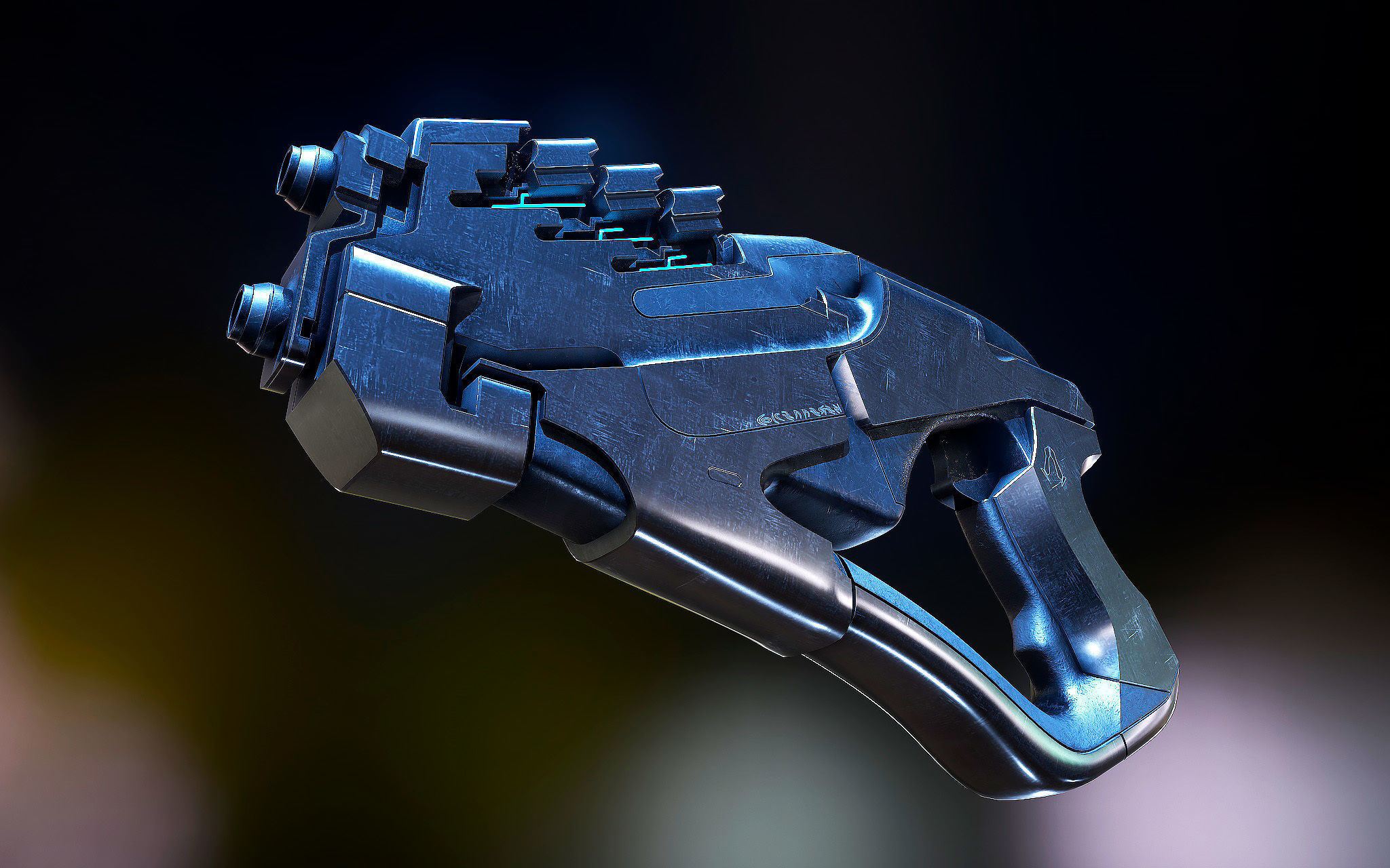 Arc Pistol Mass Effect 3D model_6