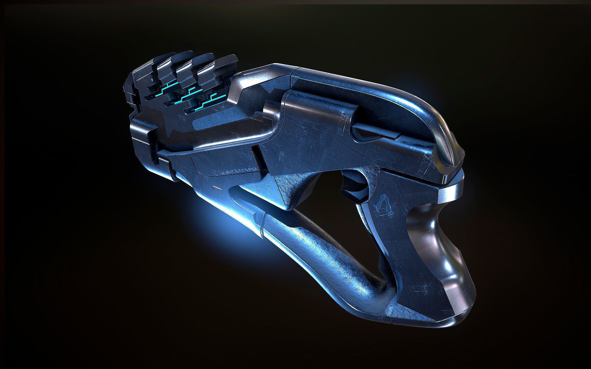 Arc Pistol Mass Effect 3D model_4