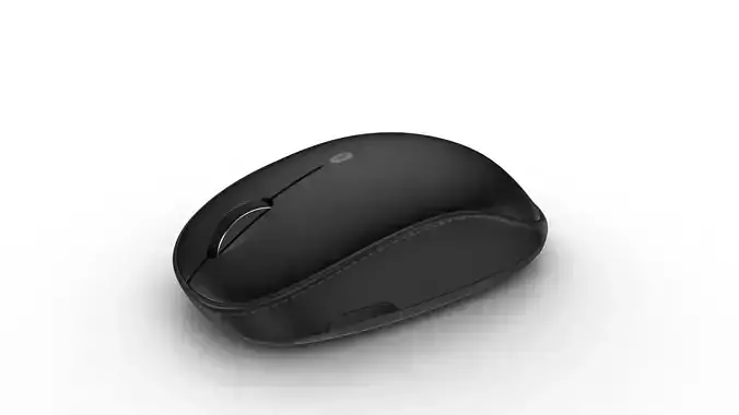 Bluetooth Mouse Low-poly 3D model