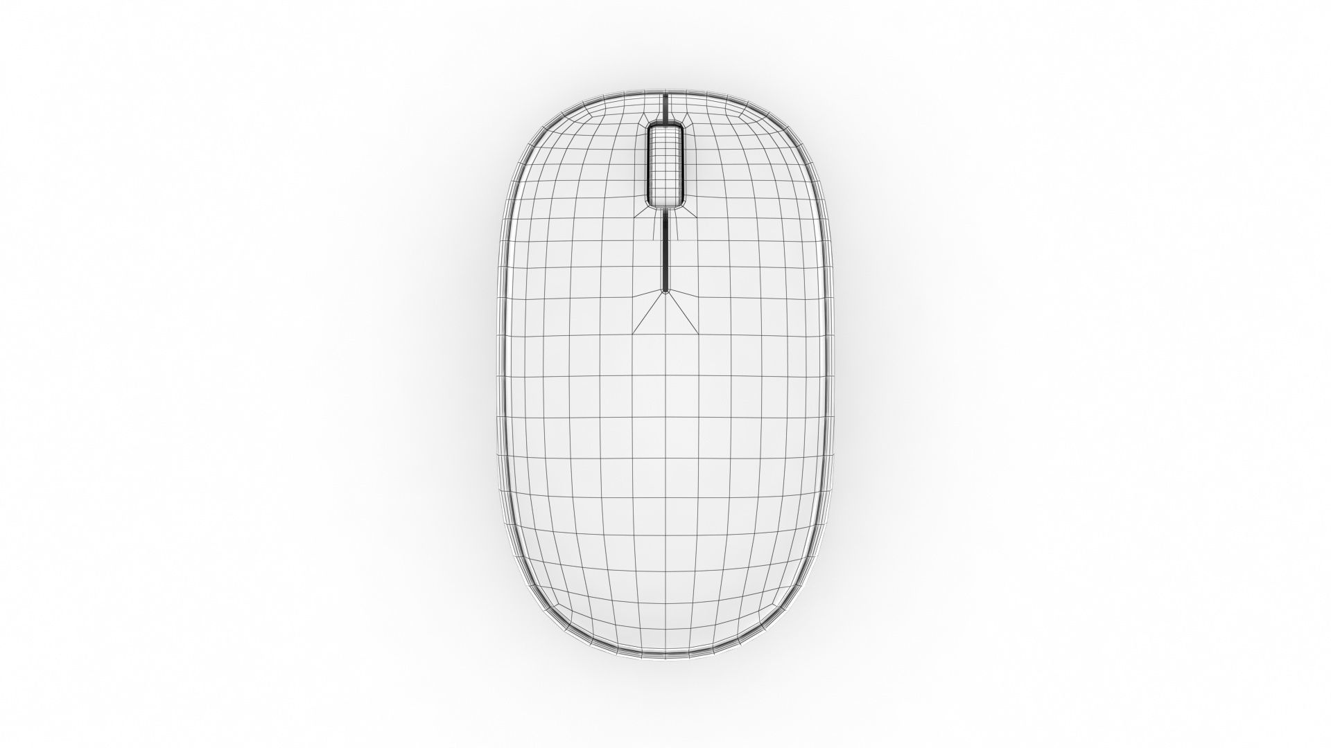 Bluetooth Mouse Low-poly 3D model_11
