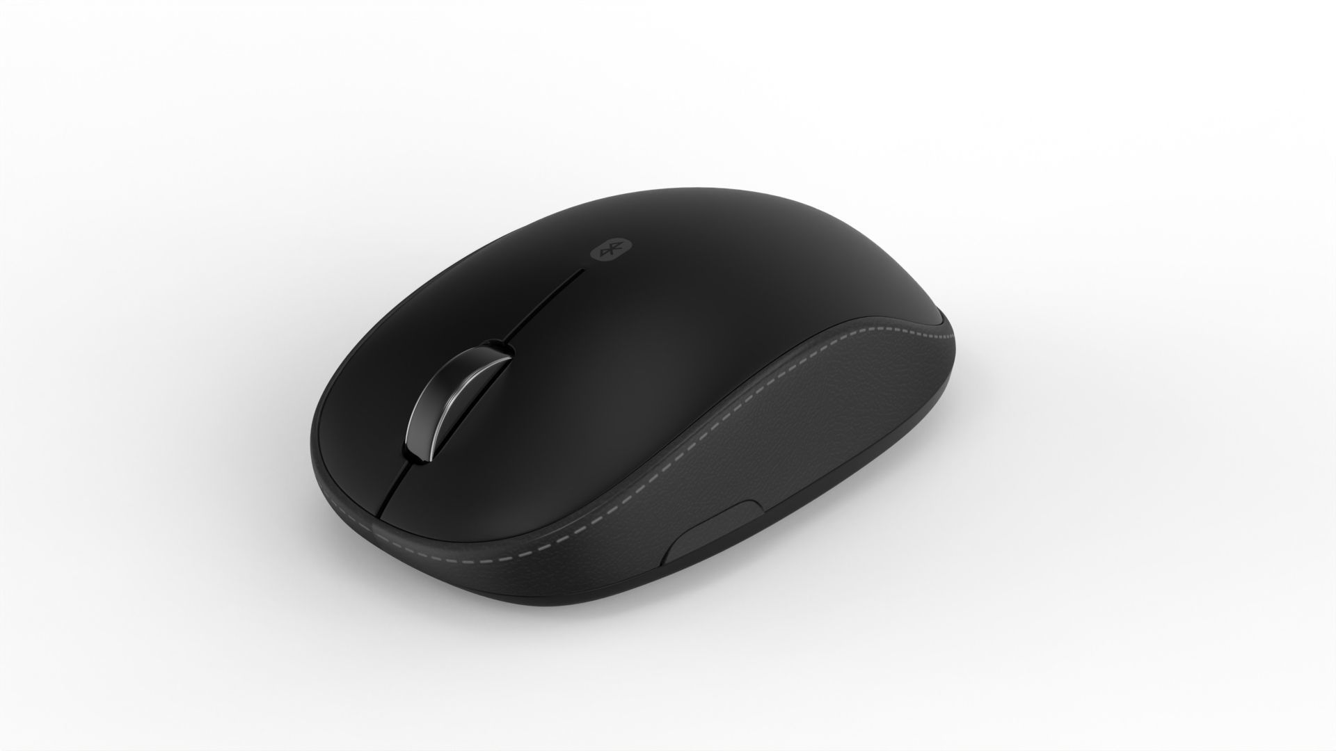 Bluetooth Mouse Low-poly 3D model_10