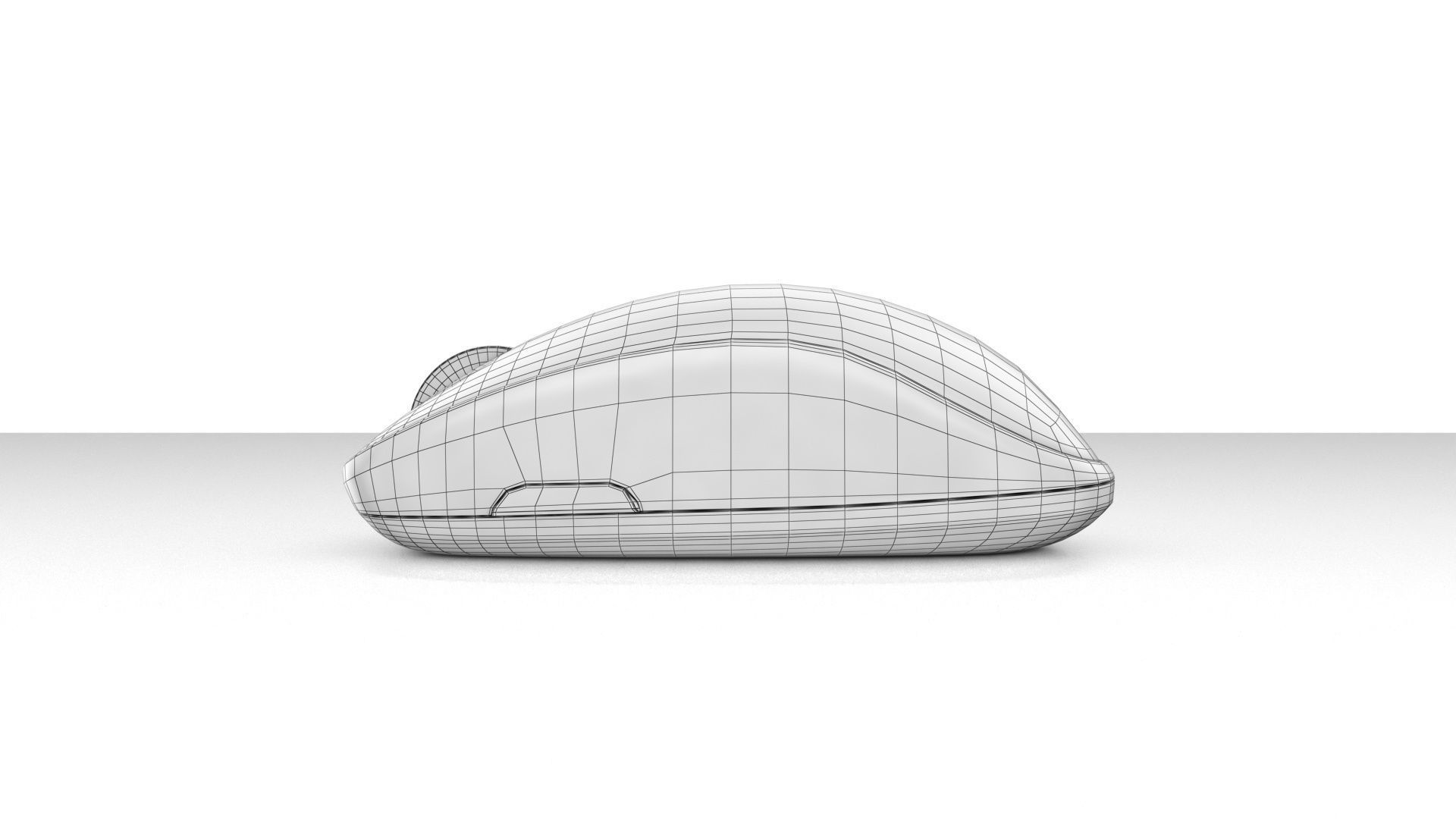 Bluetooth Mouse Low-poly 3D model_12