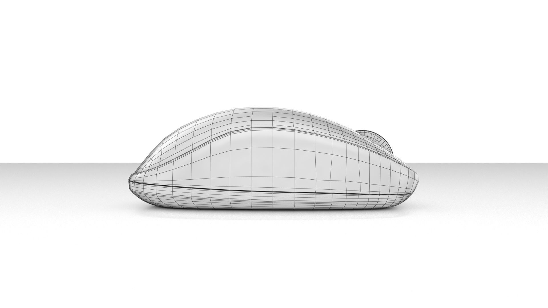 Bluetooth Mouse Low-poly 3D model_13