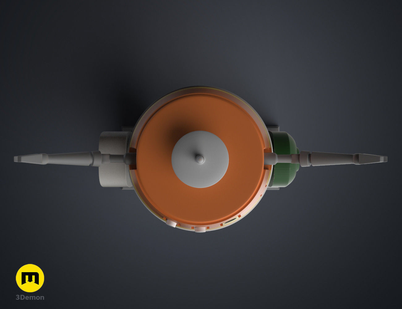 C1-10P Chopper Droid - Star Wars 3D print model_23