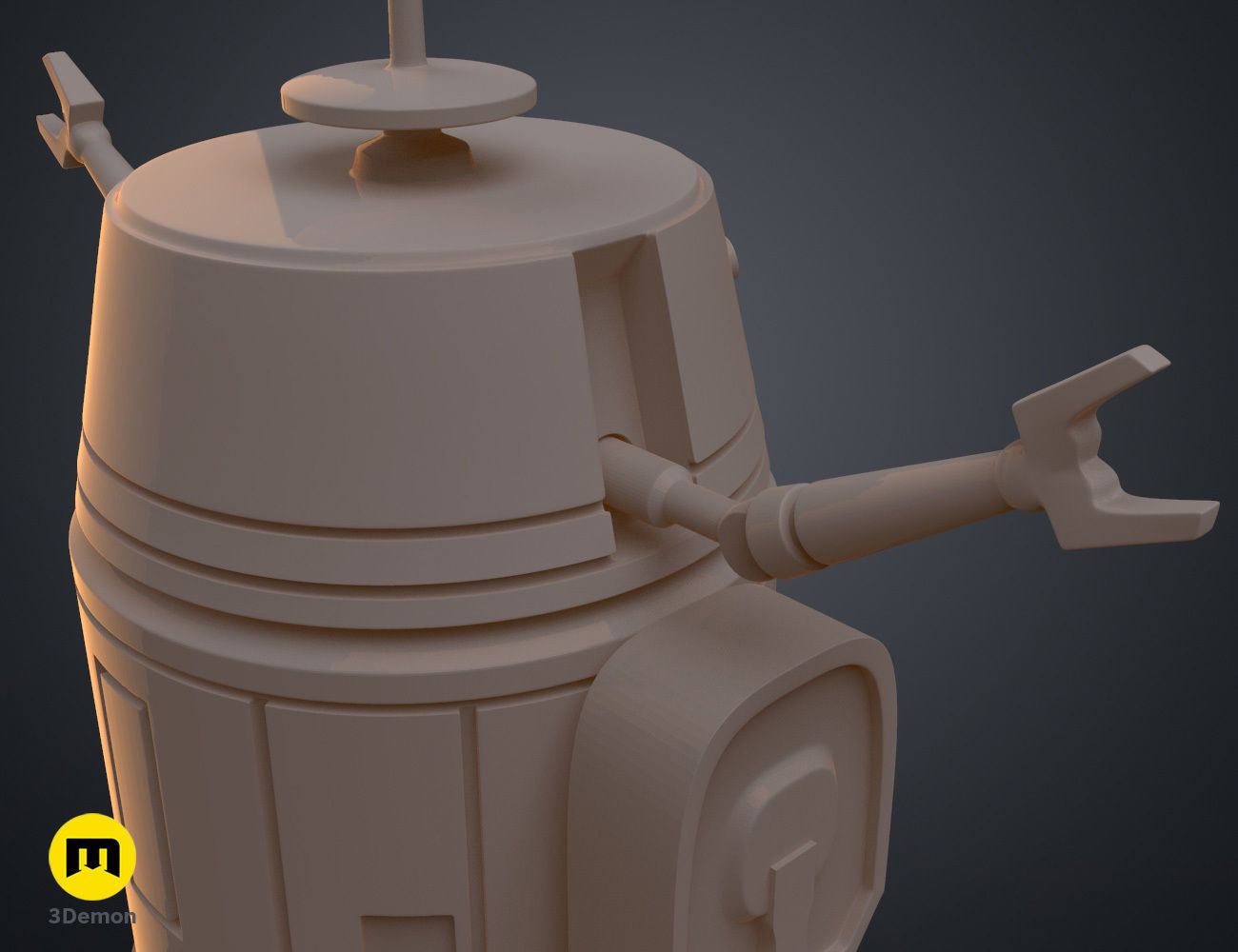 C1-10P Chopper Droid - Star Wars 3D print model_15