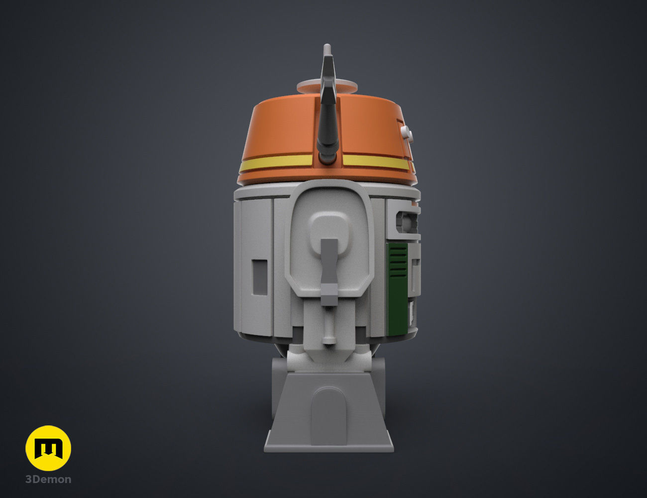 C1-10P Chopper Droid - Star Wars 3D print model_2