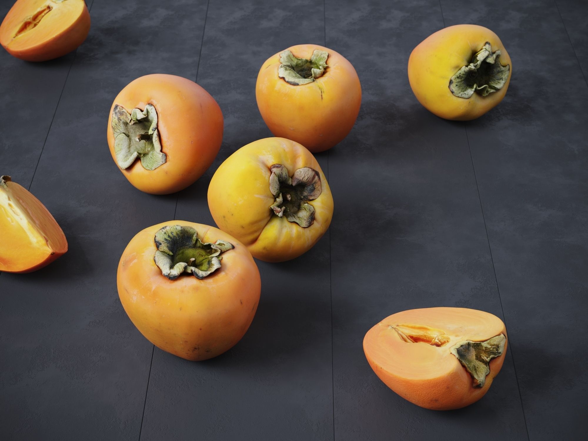 Persimmon 3D model_4