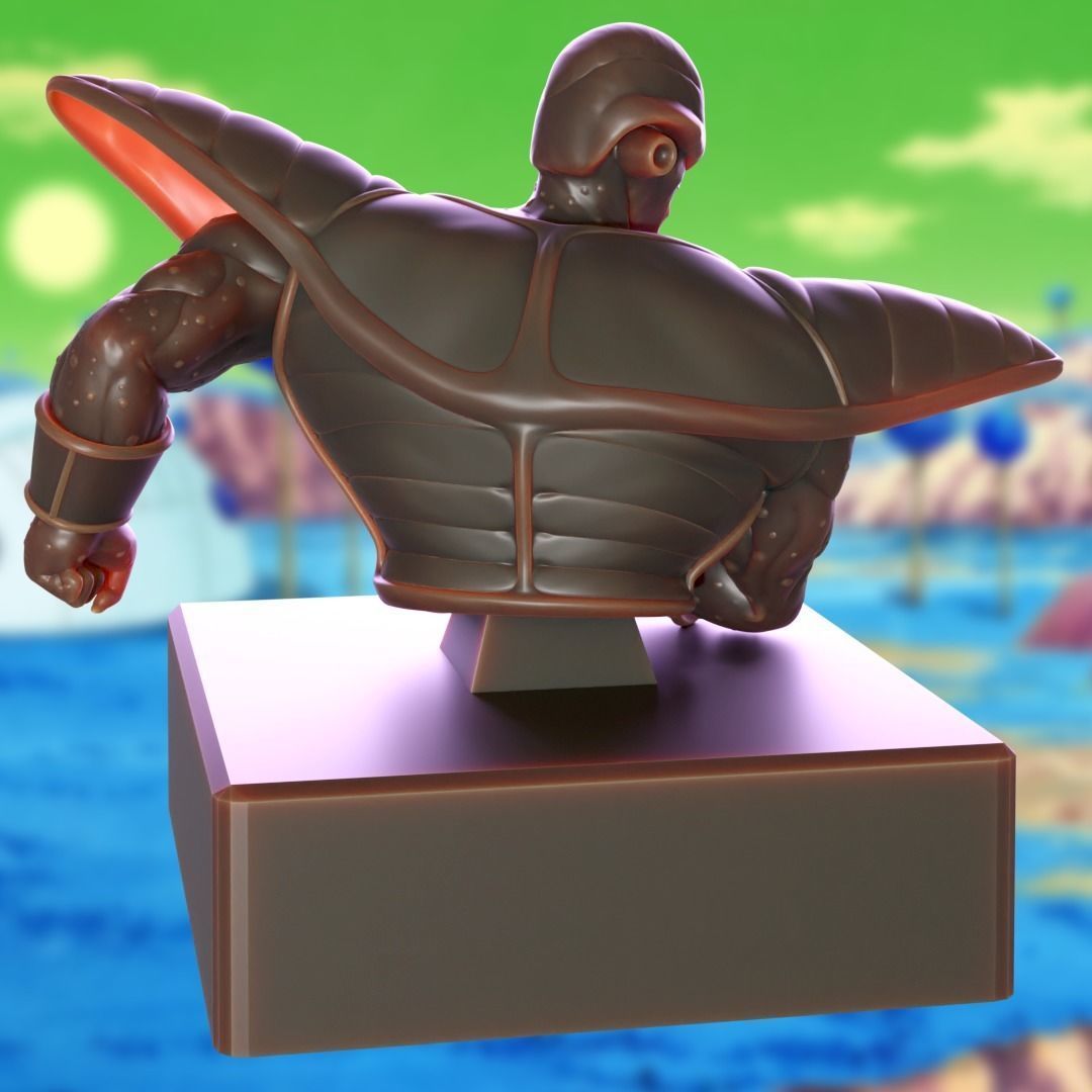 Burter from Dragon Ball Z - Chess Pack 3D print model_10