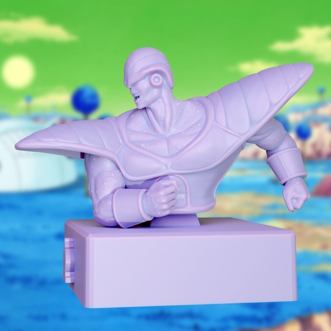 Burter from Dragon Ball Z - Chess Pack 3D print model_4