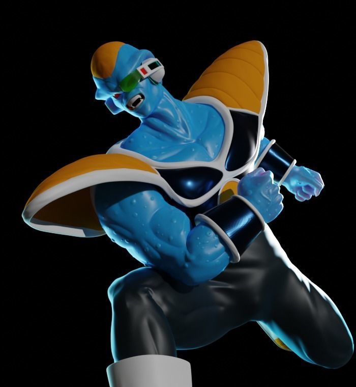 Burter from Dragon Ball Z - Chess Pack 3D print model_8