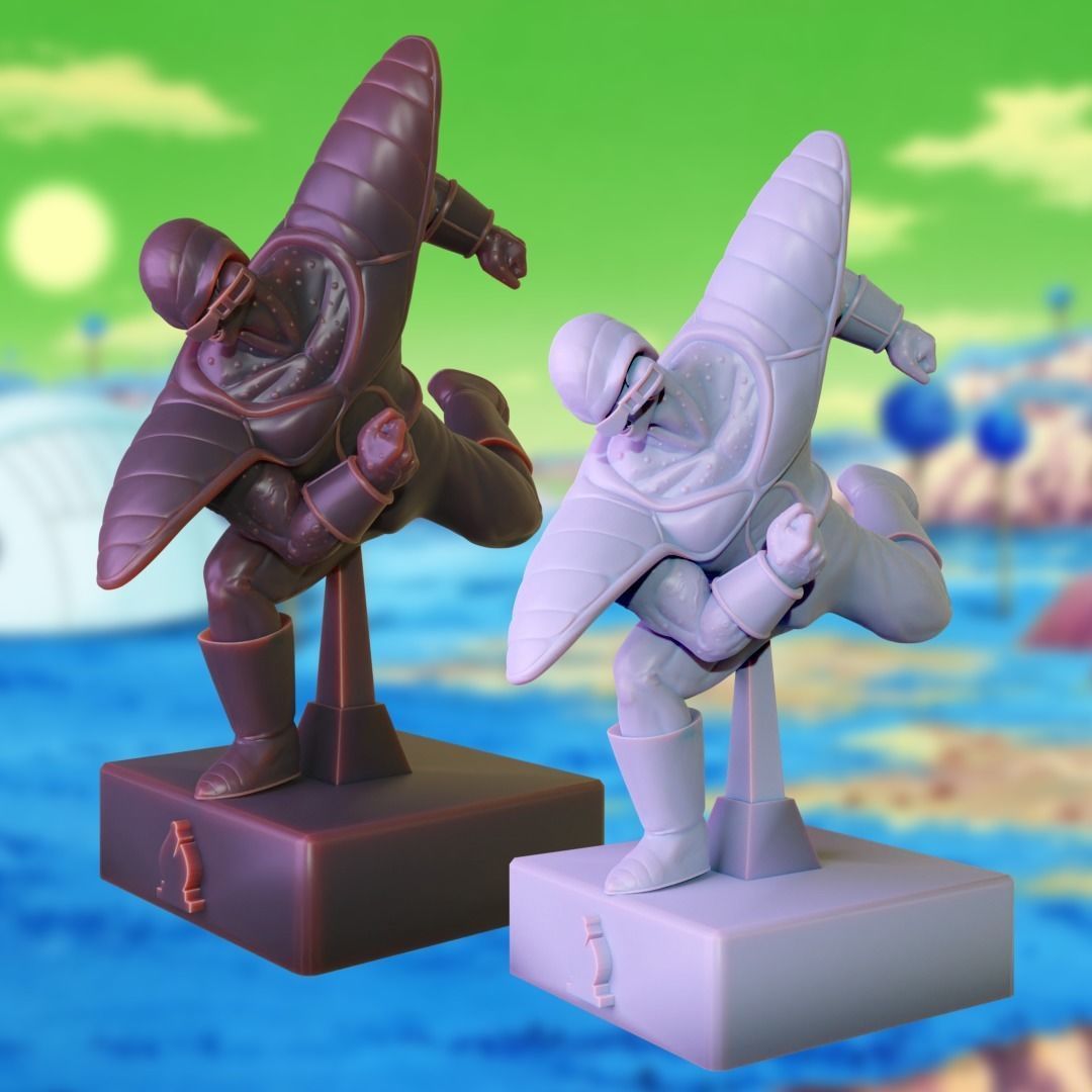 Burter from Dragon Ball Z - Chess Pack 3D print model_5