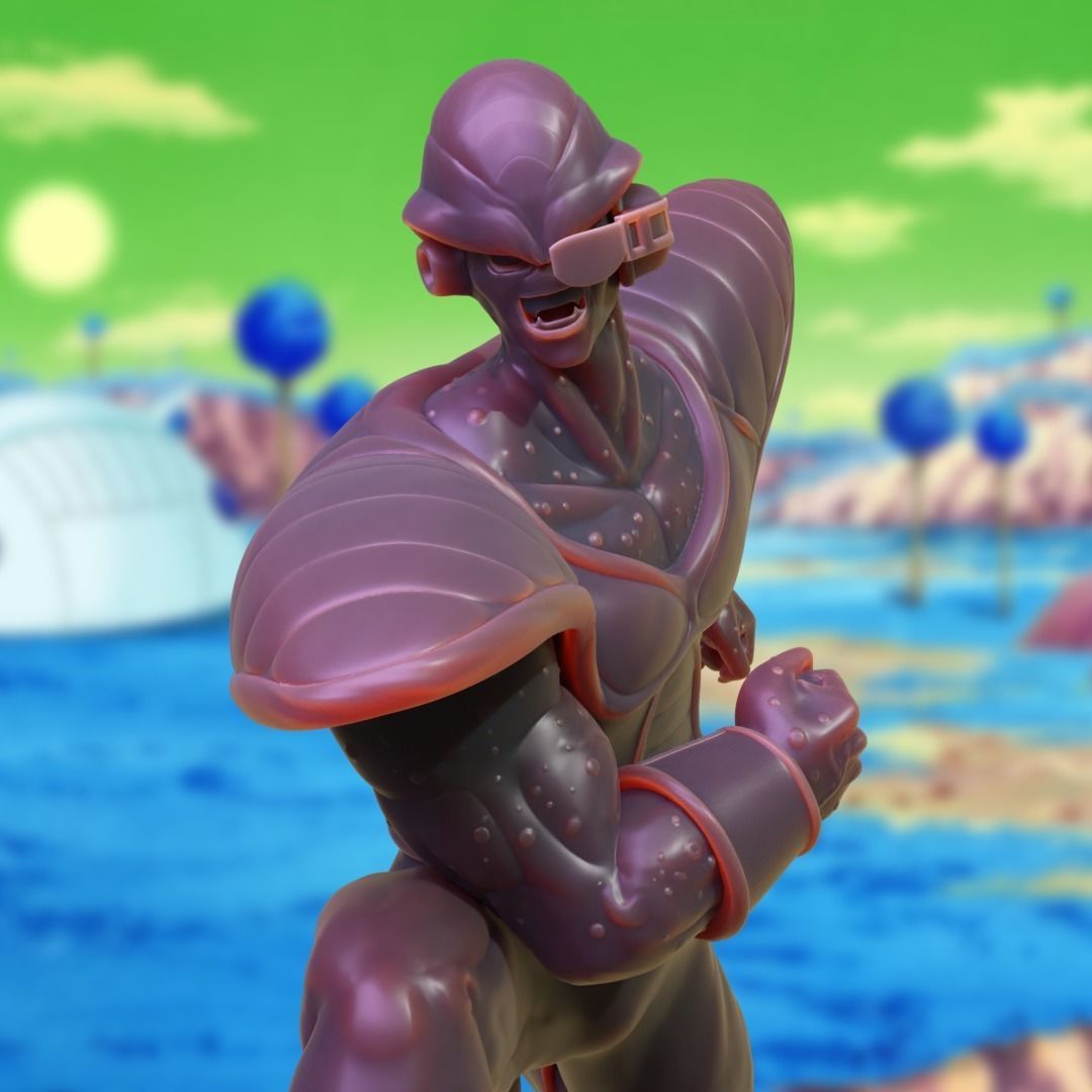 Burter from Dragon Ball Z - Chess Pack 3D print model_11