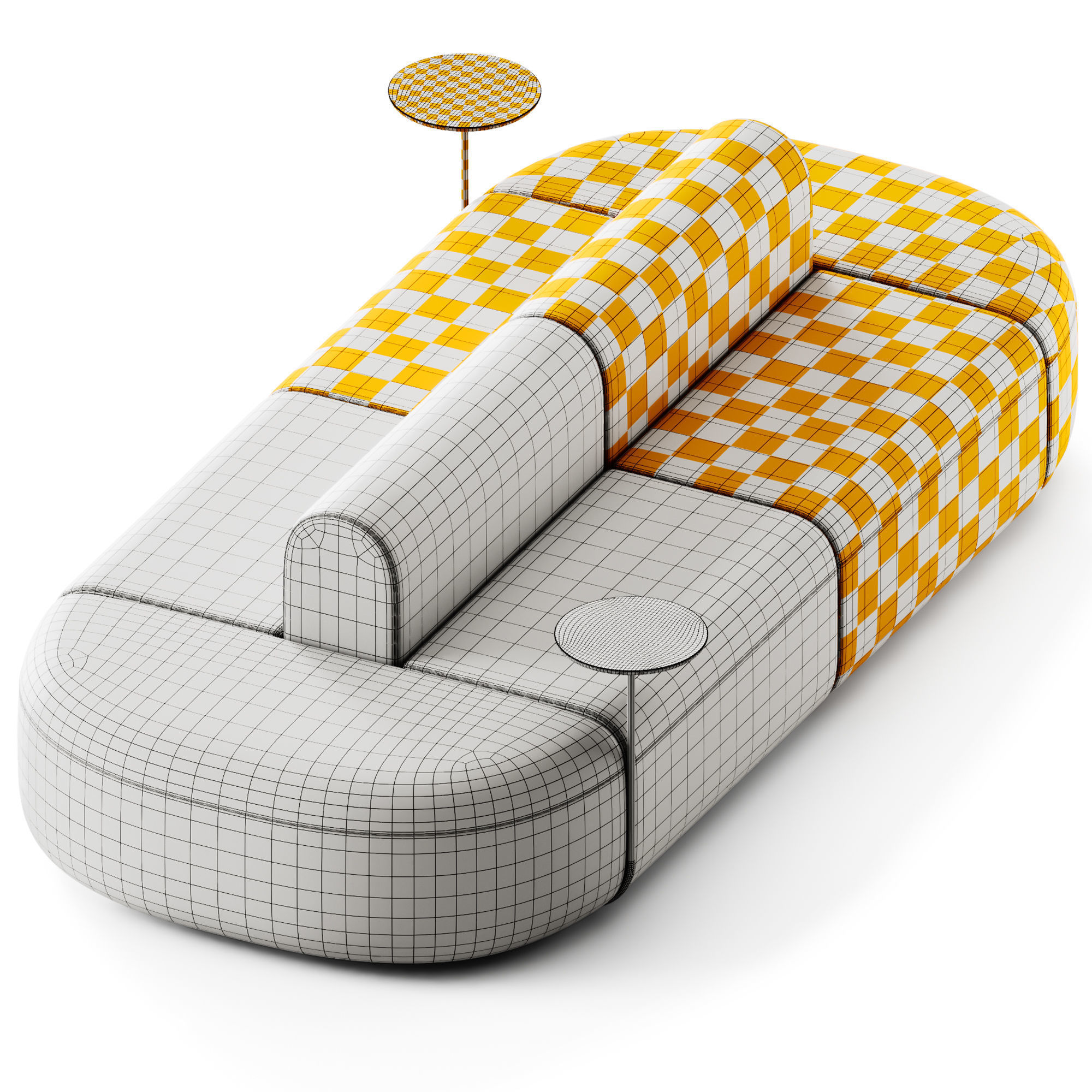 ARTIKO Sectional modular fabric sofa AT 10 by MDD 3D model_5