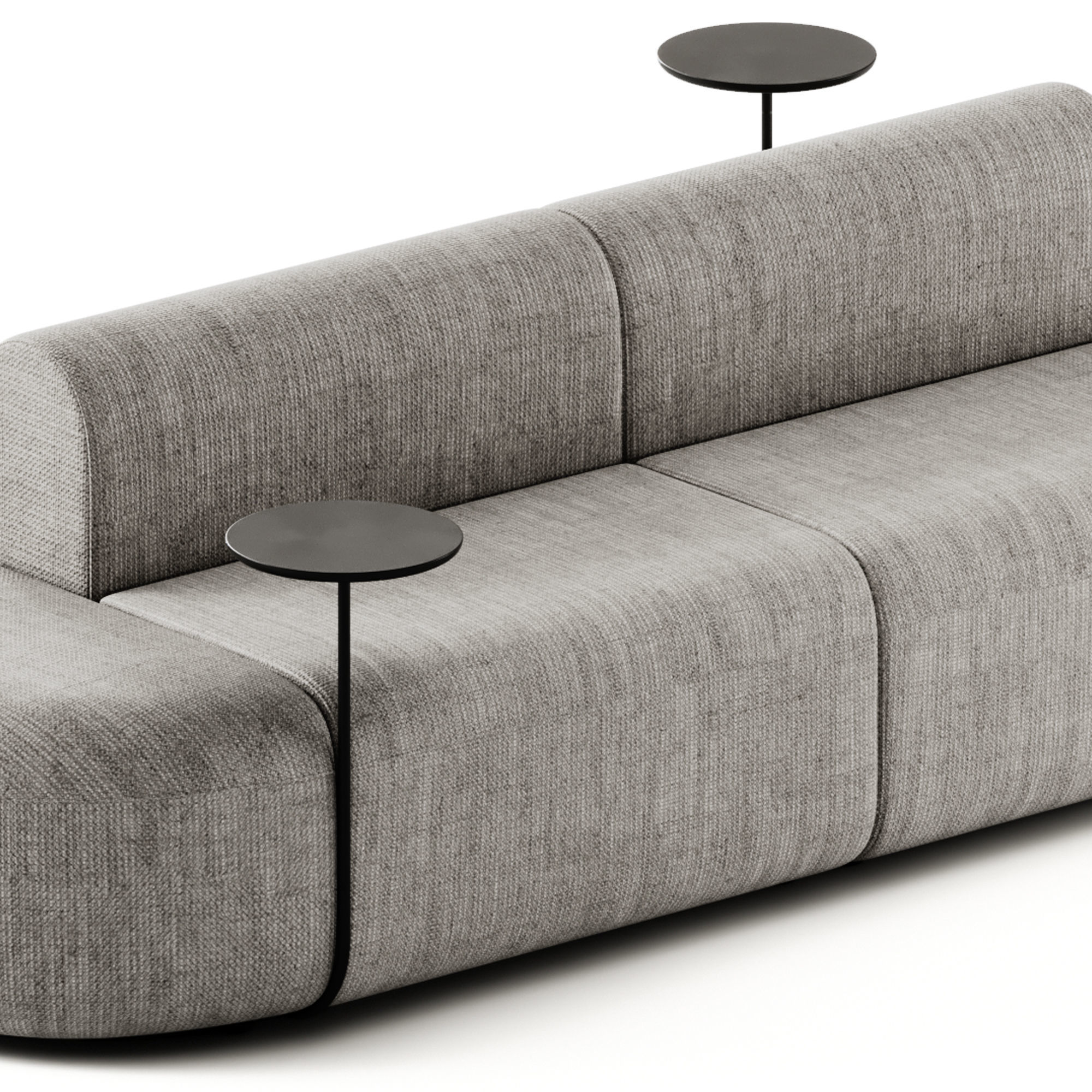 ARTIKO Sectional modular fabric sofa AT 10 by MDD 3D model_3